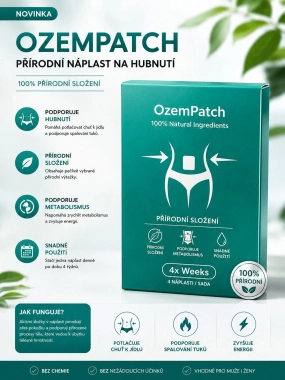 OzemPatch – tělové náplasti náplasti na podporu kontroly chuti k jídlu 30 ks