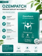 OzemPatch – tělové náplasti náplasti na podporu kontroly chuti k jídlu 30 ks
