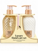 Elegantní dárková sada o péči o ruce s jemnou vůní Gracious Lily 2x 300 ml