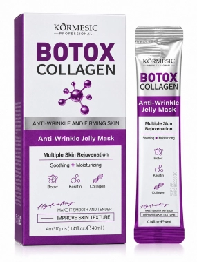 KORMESIC Botox Collagen Anti-Wrinkle Jelly Mask protivrásková gelová maska 10x 4 ml
