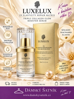LUXELUX Triple Collagen Glow Booster Serum kolagenové zpevňující sérum 30 ml