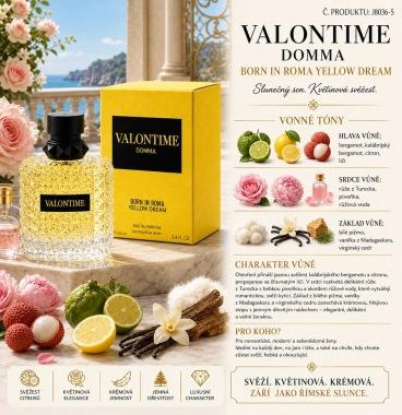 VALONTIME DOMMA Yellow Dream Eau de Parfum Intense 100 ml inspirováno Valentino