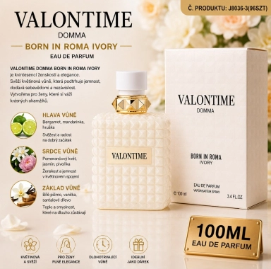 VALONTIME DOMMA – Eau de Parfum inspirováno Valentino Born In Roma Ivory 100 ml