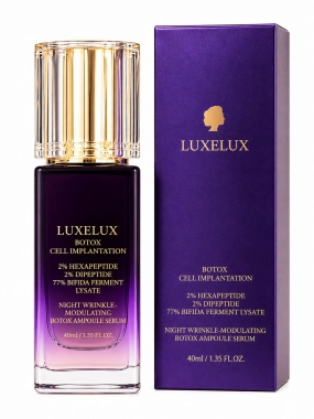 LUXELUX Night Wrinkle Modulating Botox Ampoule Serum noční sérum proti vráskám 40 ml