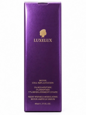 LUXELUX Night Wrinkle Modulating Botox Ampoule Serum noční sérum proti vráskám 40 ml