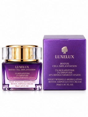 LUXELUX Night Wrinkle Modulating Botox Ampoule Eye Cream noční oční krém 30 ml
