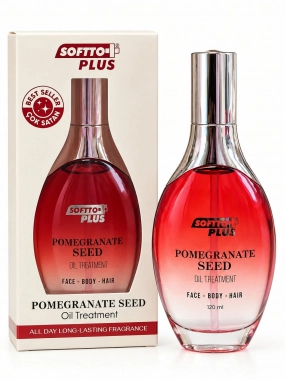 SOFTTO PLUS multifunkční pečující olej s olejem ze semen granátového jablka 120 ml