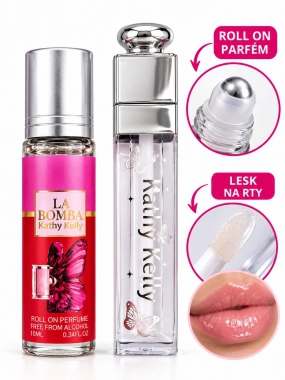 Kathy Kelly 2 in 1 parfém & lesk na rty transparent