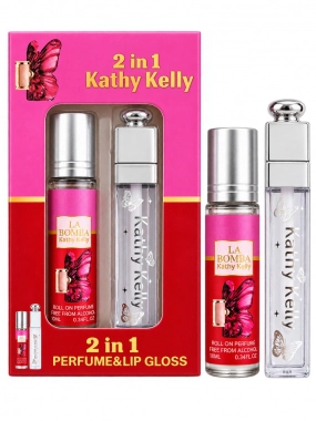 Kathy Kelly 2 in 1 parfém & lesk na rty transparent