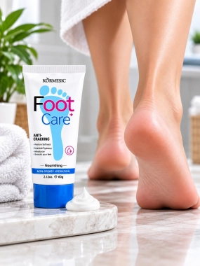 KORMESIC Foot Care+  vyživující krém na chodidla proti popraskané pokožce 60 g