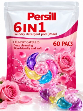 Persilll 6 in 1 prací kapsle Glasgow Rose prací kapsle kapsle na praní 60 ks