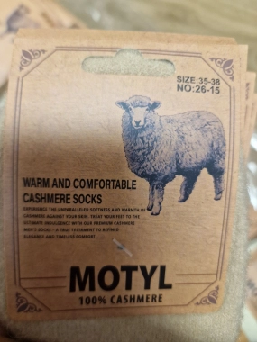 35-38  Dámské hřejivé ponožky MOTYL cashmere 4 páry