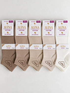 35-38 Dámské nízké ponožky pack 5 kusů