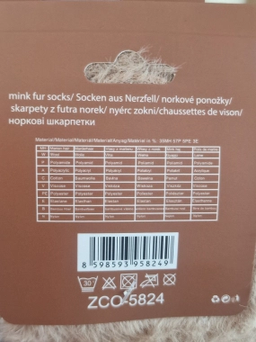 35-38   Heboučké norkové ponožky  35 % norková srst | 3 páry v balení (MIX barev)