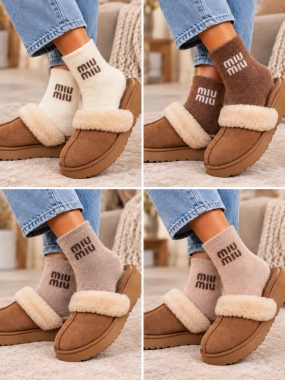 39-42  Dámské hřejivé ponožky MOTYL  MII 100 % alpaka 4PACK