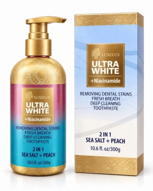 LUXELUX Zubní pasta pro každodenní ústní hygienu Ultra White 2 in 1