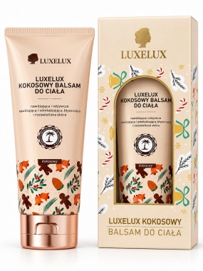 LUXELUX Kokosový tělový balzám 200 ml v dárkovém balení