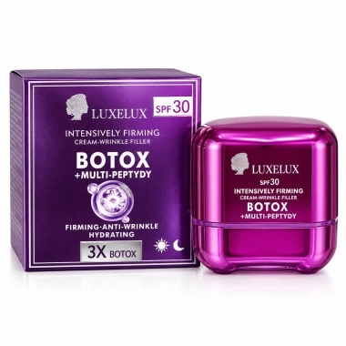 LUXELUX BOTOX + MULTI-PEPTYDY guma krém proti vráskám SPF 30 50 g