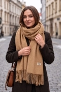 Dámský obří kašmírový šál UGC velbloudí camel barva