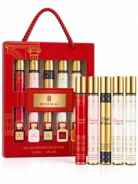 Luxusní parfémová sada MYSTICAL Baccarat dárková sada 5 parfémových vod 5 × 35 ml
