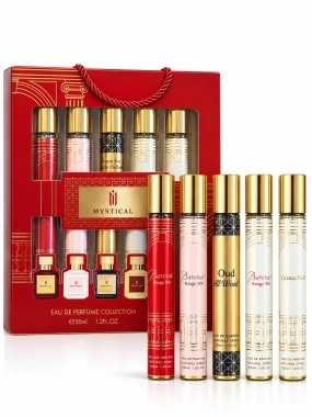 Luxusní parfémová sada MYSTICAL Baccarat dárková sada 5 parfémových vod 5 × 35 ml